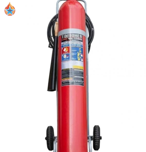 Bình Chữa Cháy Xe Kéo Tomoken 24kg Khí CO2 TMK-VJ-CO2/24Kg