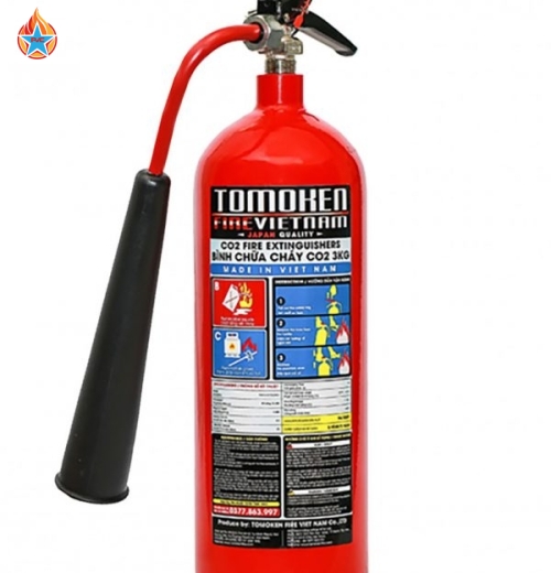 Bình Chữa Cháy Tomoken 3kg Dạng Khí CO2 TMK-VJ-CO2/3Kg